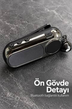 Geri Çekilebilir Kablolu Bluetooth Kulaklık