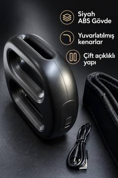 Isıtmalı ve Titreşimli Şarjlı Kemerli Masaj Aleti