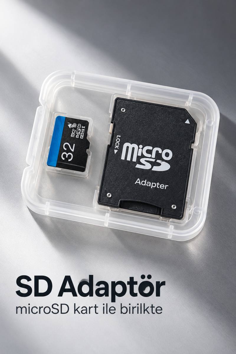 32 GB MicroSD Bellek Kartı ve SD Adaptör Seti