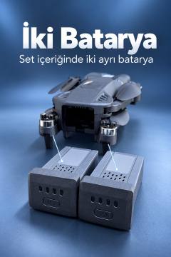 Katlanabilir Kameralı Drone Ekranlı Uzaktan Kumanda Seti