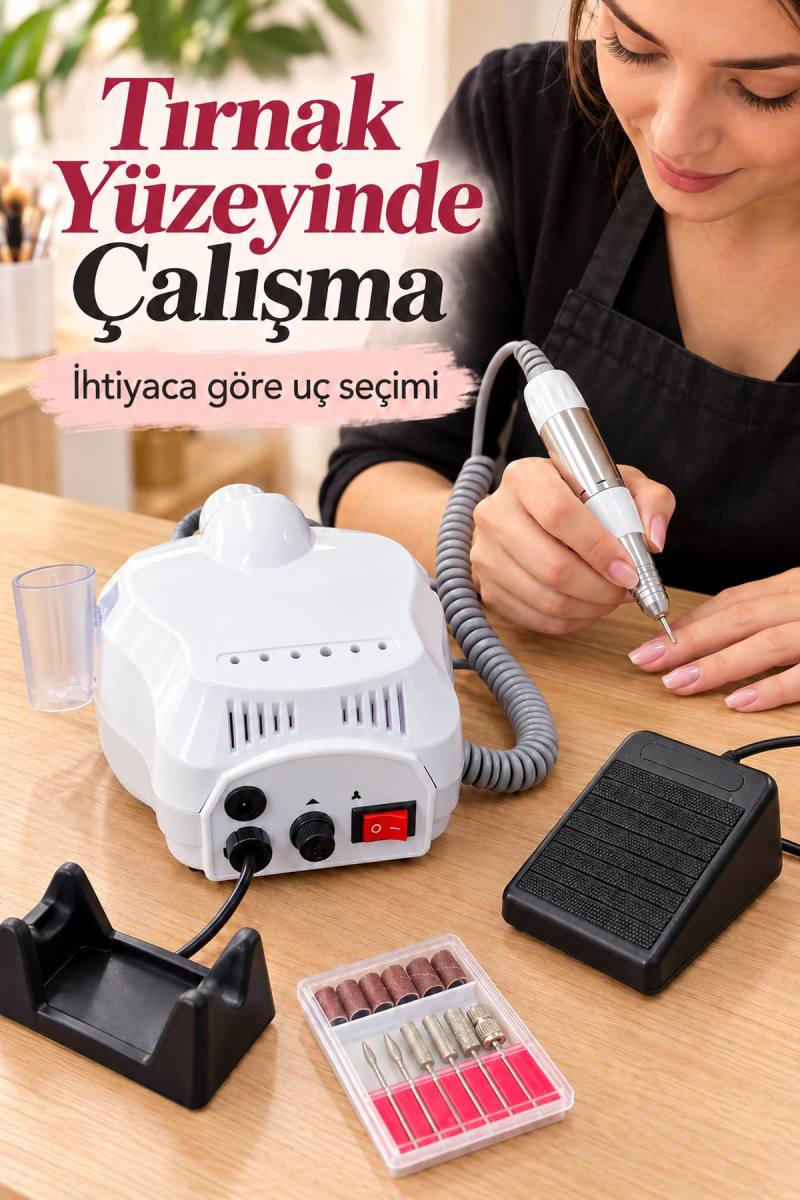 Elektrikli Tırnak Törpüsü El ve Ayak Kumandalı Set