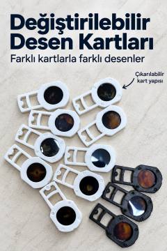USB Projeksiyon Lambası Değiştirilebilir Desen Kartlı Roket Tasarımlı (Kopya)