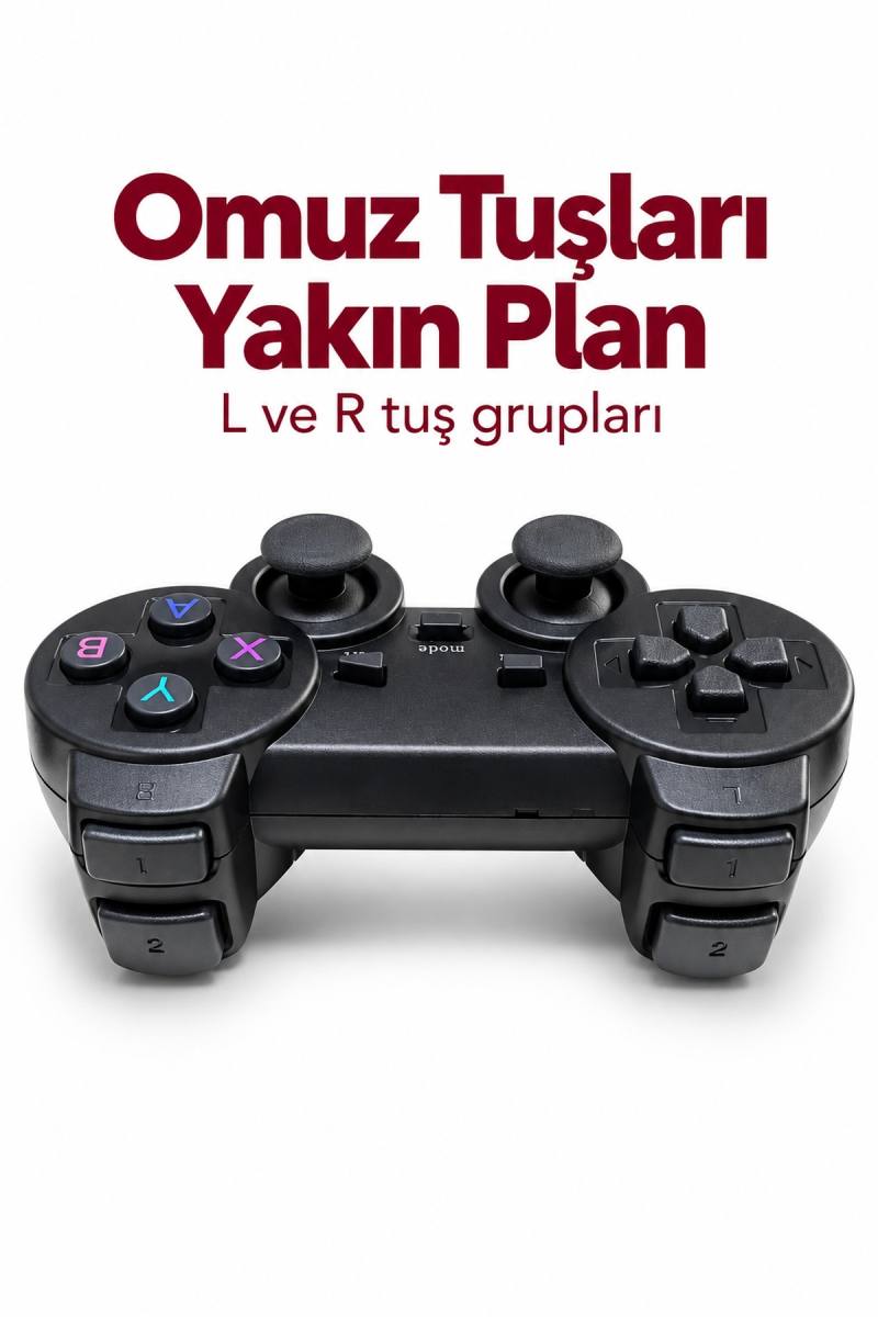 USB Alıcılı İki Oyun Kollu TV Cihazı