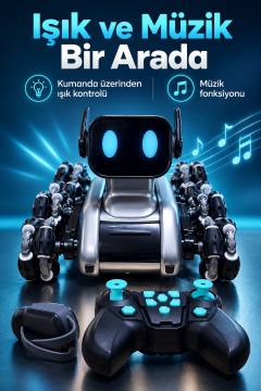 El Hareketleriyle Kontrol Edilen Kumandalı Robot Köpek
