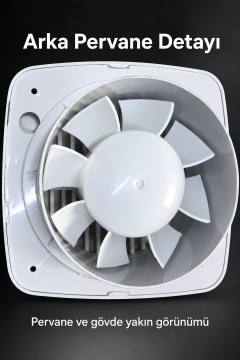 120 mm Çaplı Yatay Izgaralı Dekoratif Aspiratör