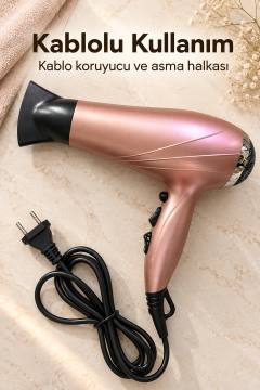 Asma Halkalı Kablolu Saç Kurutma Makinesi
