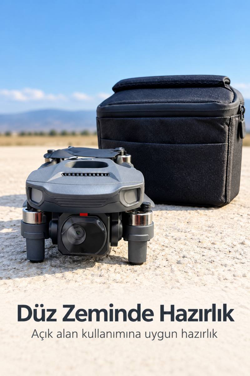 GPS Kameralı Drone Kumandadan Eve Dönüş Fonksiyonlu