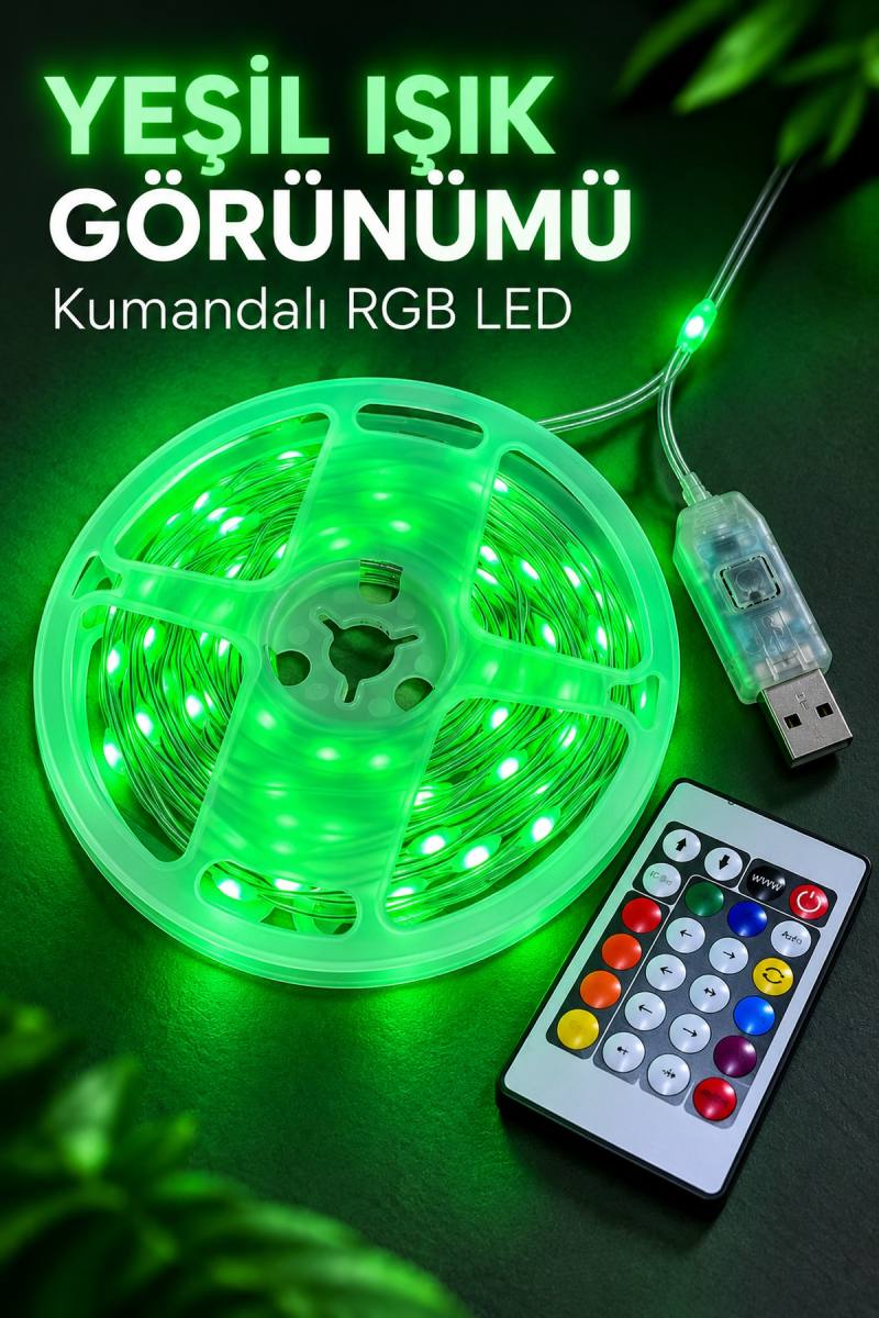 İç ve Dış Mekân RGB LED Tel Aydınlatma