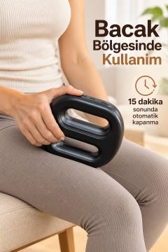 Kademeli Titreşim Ayarlı Isıtmalı Şarjlı Masaj Aleti