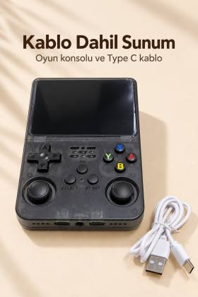 Ses Ayar Düğmeli IPS Ekranlı Oyun Konsolu