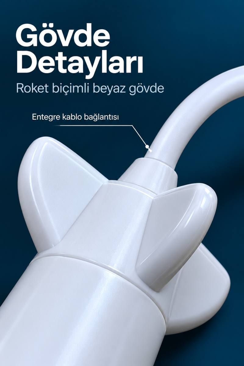 Projeksiyon Lambası USB Bağlantılı Çevirmeli Netlik Ayarlı