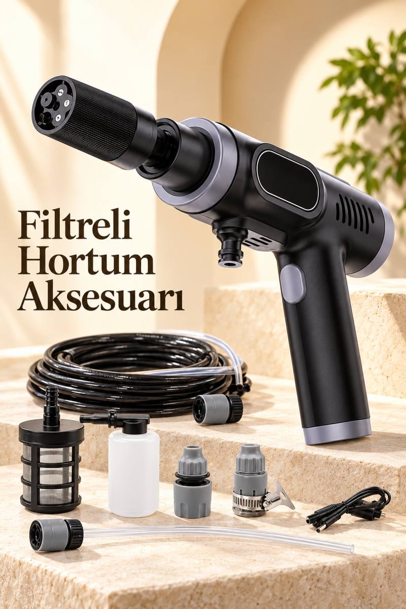 Çift Çalışma Modlu Araç Yıkama Makinesi Şarj Edilebilir