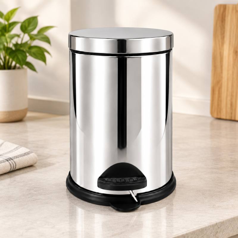 3 L Metal Pedallı Çöp Kovası