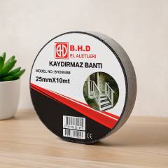 25mm x 10m Kaydırmaz Siyah Bant