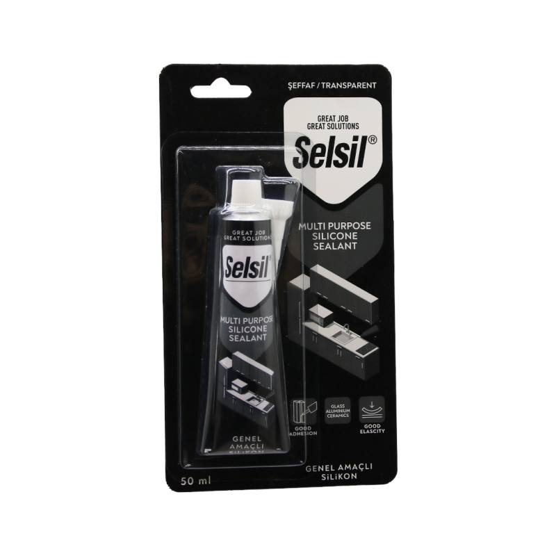Şeffaf Genel Amaçlı Tüp Silikon 50ml