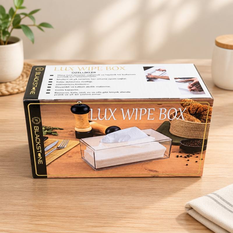 Lux Wipe Box Peçetelik
