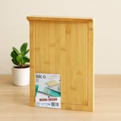 Bambu Kesme Tahtası 25x35 cm (Kanallı, Kenar Destekli)