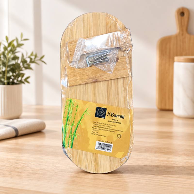 Bambu Oval Sunumluk