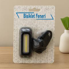 Pilli 4 Fonksiyonlu Bisiklet Feneri (Renkli & Beyaz)