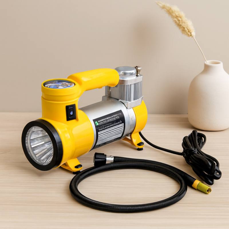 Oto Hava Kompresörü 12V 150PSI LED Fenerli