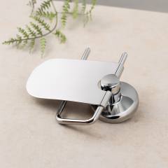 Kapaklı Metal WC Kağıtlık (Vidalı Montaj)