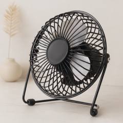 USB Şarjlı Metal Mini Masaüstü Fan 14.5x7.5x15 cm