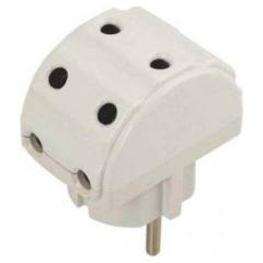 Bakalit Beşli Fiş Hilal 6A 250 V
