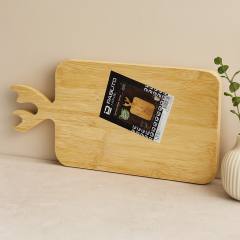 Ahşap Bambu Kesim Panosu 22x36 cm (Geyik Boynuz Saplı)